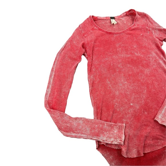 Free People We The Free Jailbreak Red Layering Top In Size S - Picture 2 of 6